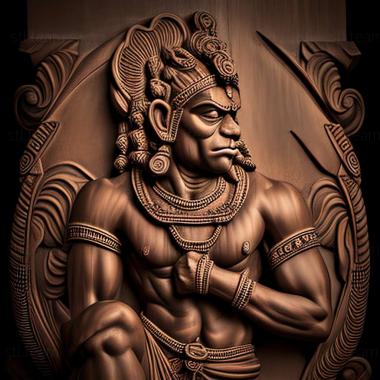 3D model Hanuman (STL)